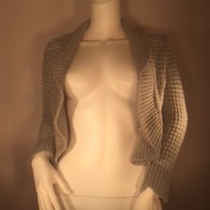 Poof Girl: Grey Cardigan!